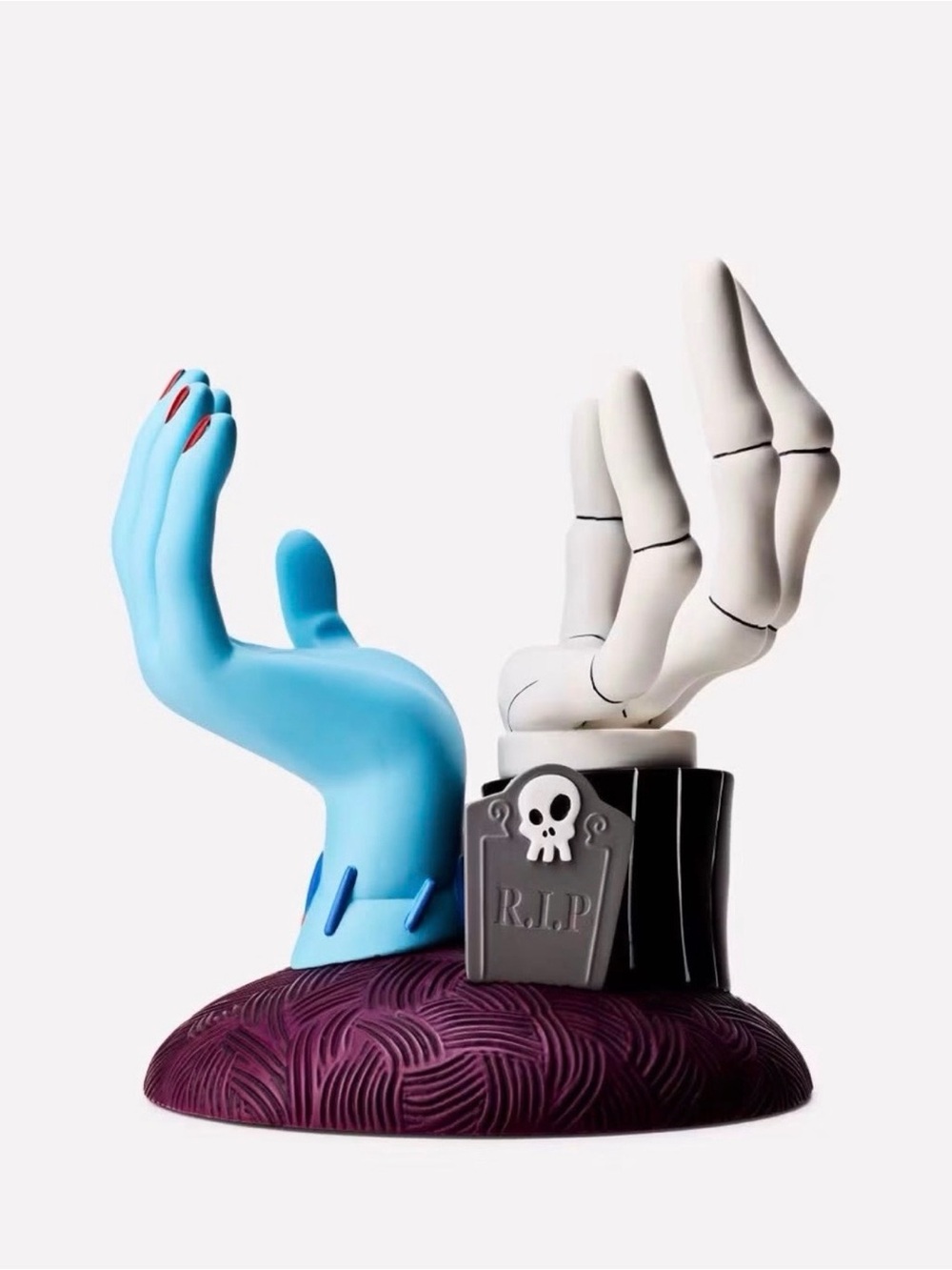 Nightmare Before Christmas Jack & Sally Candle Holder. Still in box.